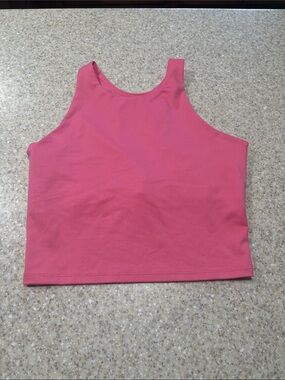 Tek Gear girls large 10/12 pink sports tank sports bra